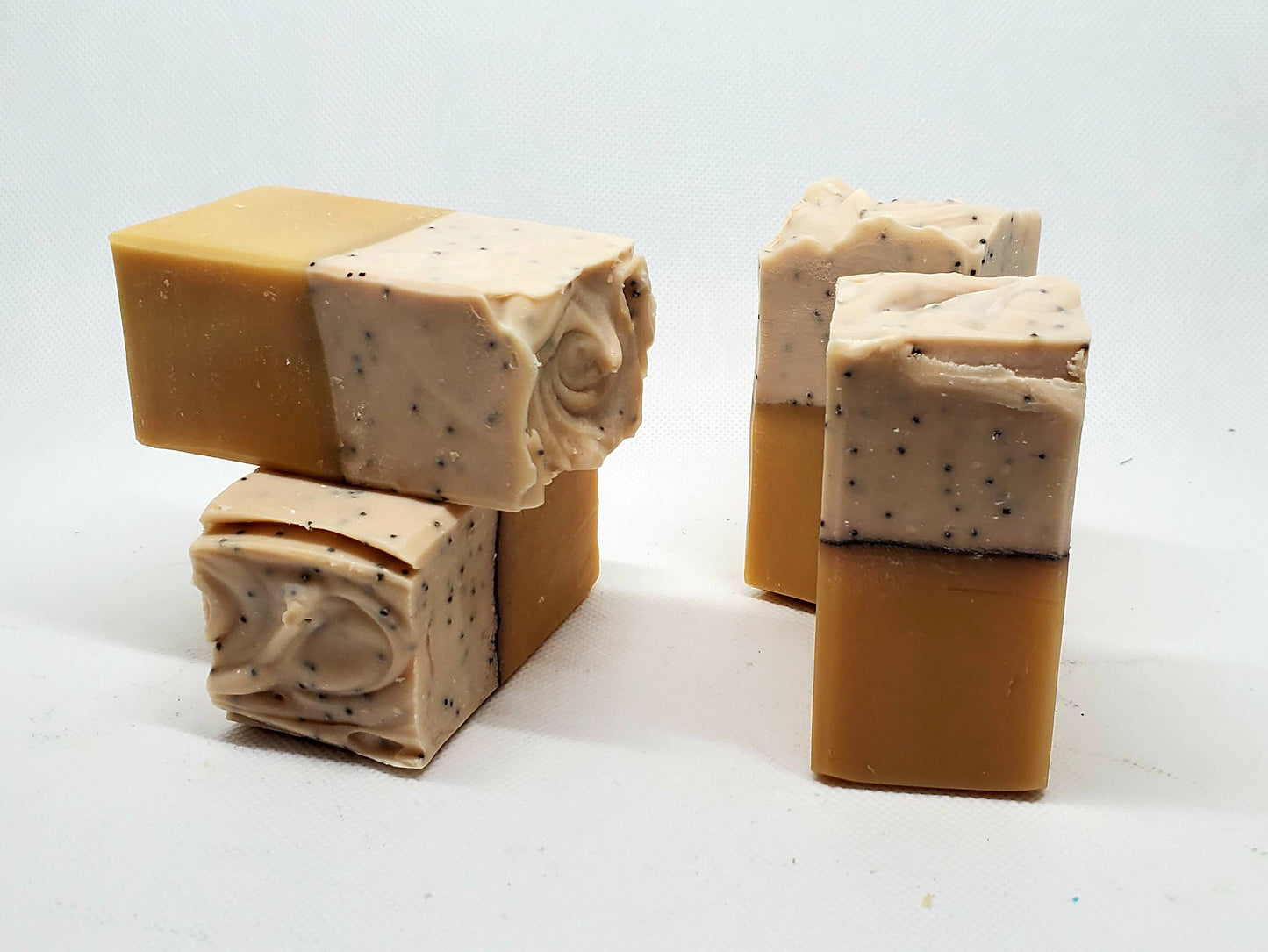 Vanilla poppy seed soap
