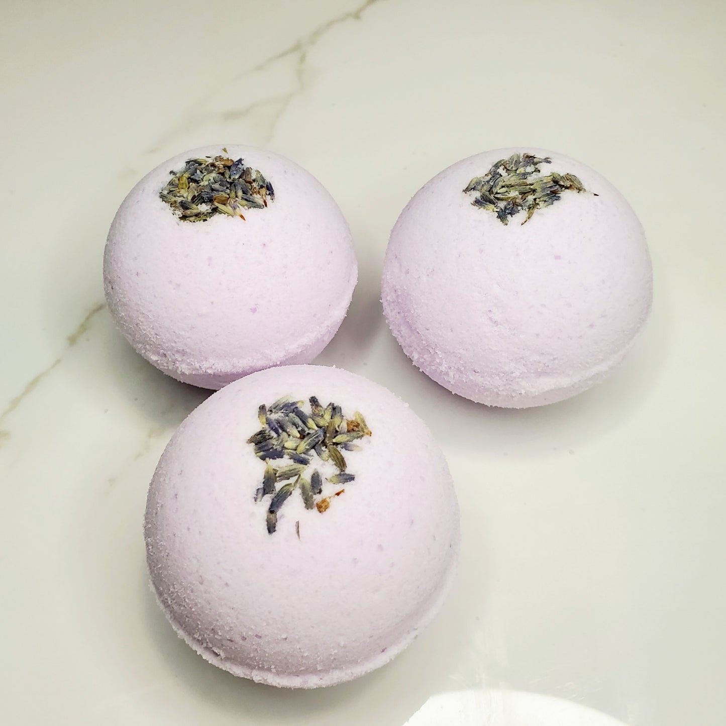 Lavender Epsom salt bath bomb