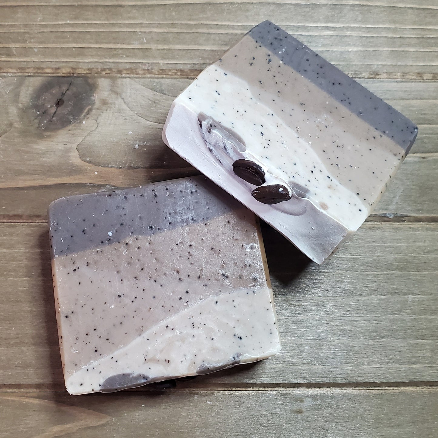 Coffee scrub soap