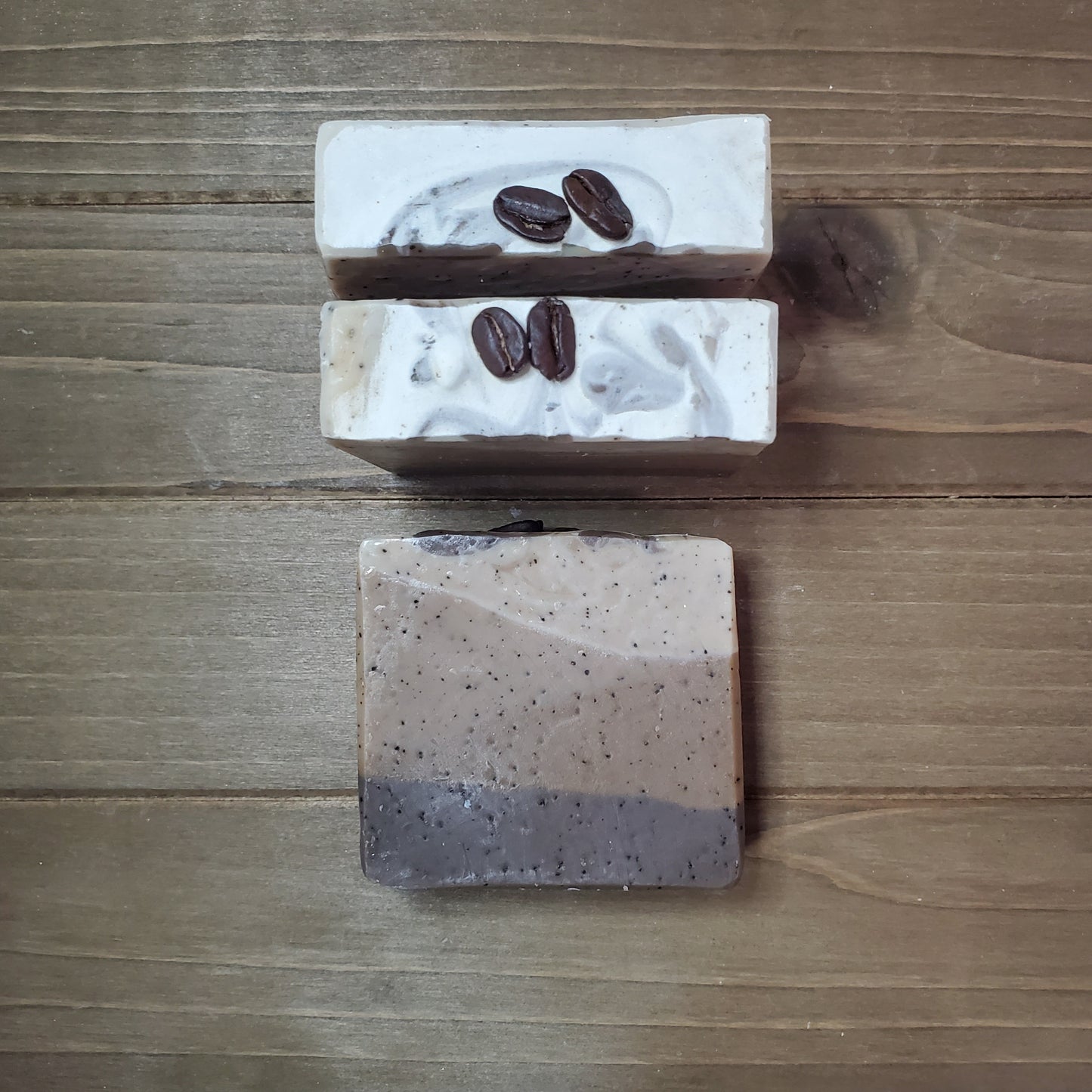 Coffee scrub soap
